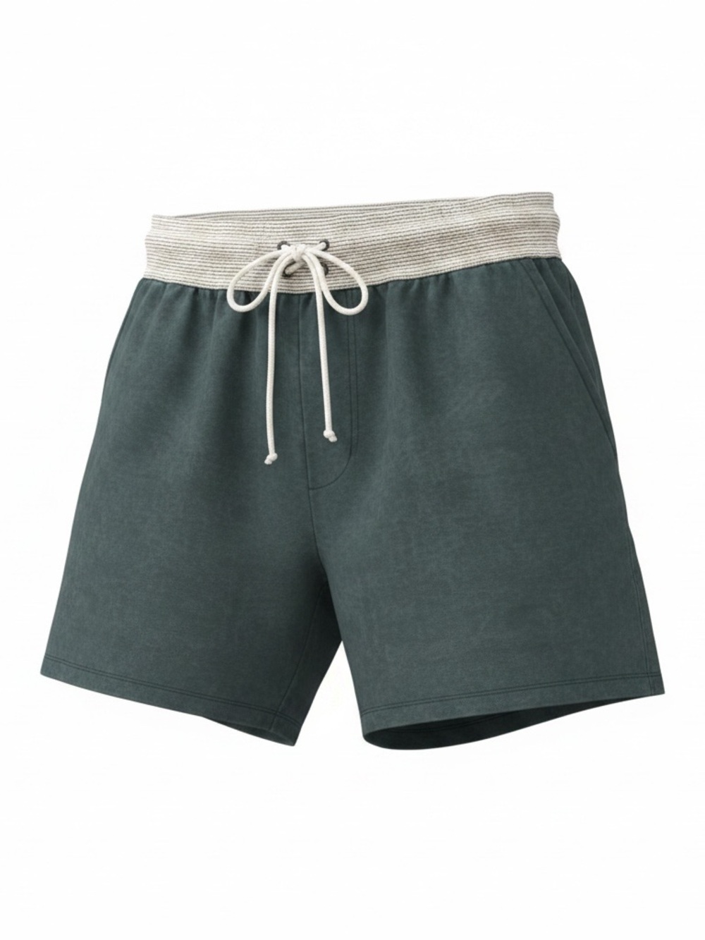 Women’s Too Hot BrazilDrawstring Waist Cotton-Blend Shorts in Gray Size Large